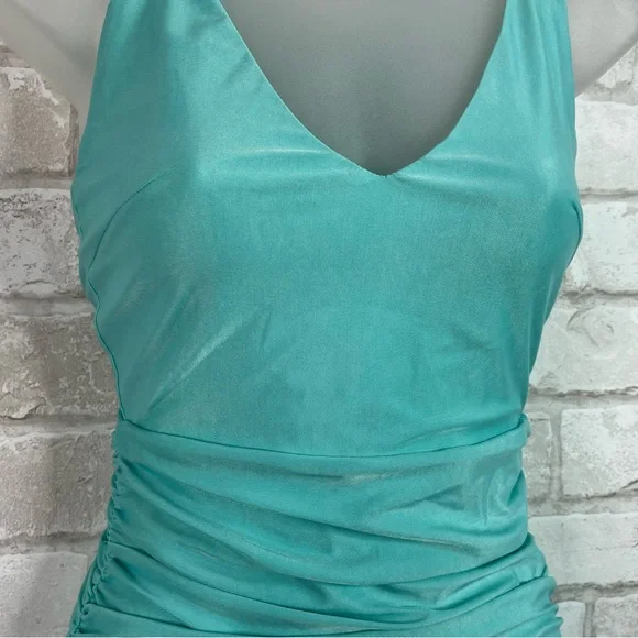 NWT Tiger Mist Ethan Bodycon Dress Teal Blue - Picture 6 of 16